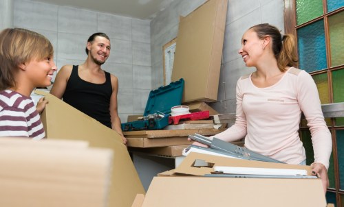 Moving van service illustration at the start of the terms page