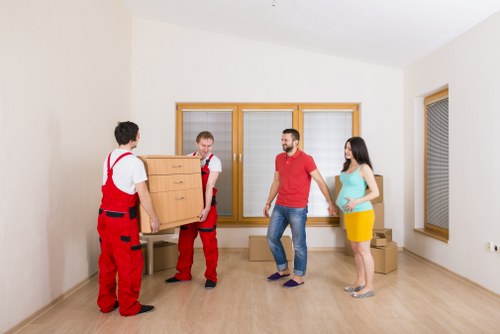 Local packing service materials prepared for a West Kensington relocation