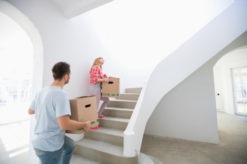 Moving preparation checklist and packed items for removals in West Kensington