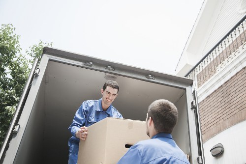 Local flat removal service planning access and parking in West Kensington