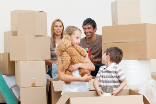 Local van transport for boxes and household items in West Kensington